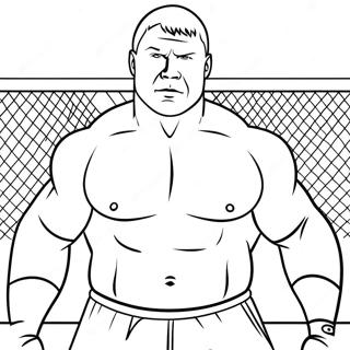 Pagini De Colorat Poziția Musculară A Lui Brock Lesnar 45724-36134