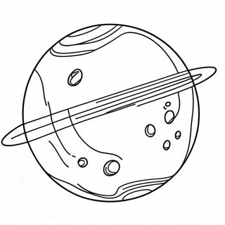 Pluto Planet Coloring Pages