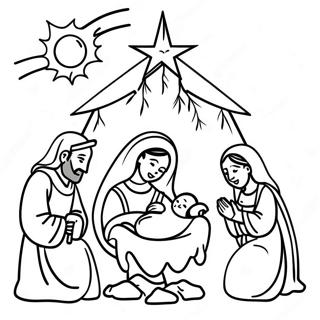 Spanish Christmas Coloring Pages