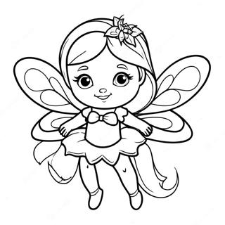 Black Fairy Coloring Pages