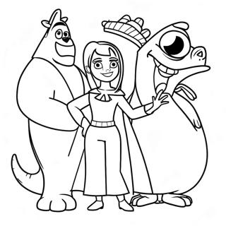 Hotel Transylvania 2 Coloring Page 45803-36189