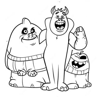 Hotel Transylvania 2 Coloring Page 45803-36192