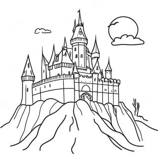 Dracula S Spooky Castle Coloring Page 45804-36193