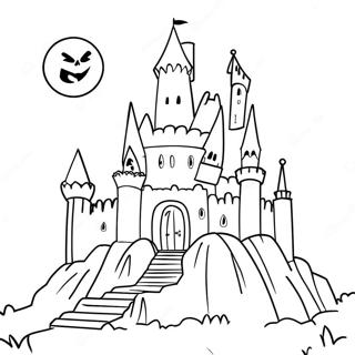 Dracula S Spooky Castle Coloring Page 45804-36194