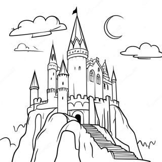 Dracula S Spooky Castle Coloring Page 45804-36196