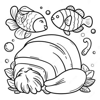 5 Loaves And 2 Fish Coloring Pages