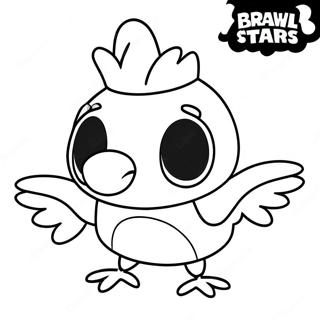 Brawl Stars Crow Coloring Pages