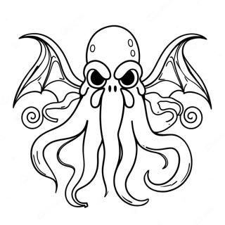 Cthulhu Mythos Coloring Page 45863-36252