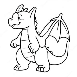 Charizard Breathing Fire Coloring Page 45874-36277