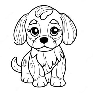 Cavapoo Puppy Coloring Page 46003-36361