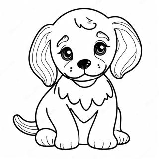 Cavapoo Puppy Coloring Page 46003-36364