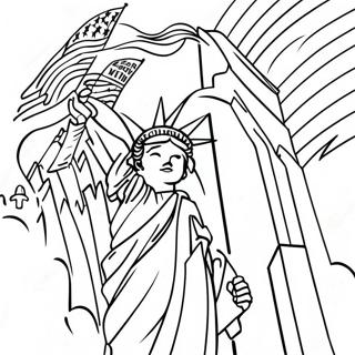 Patriotic September 11 Coloring Page 4601-3693