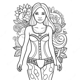 Girl Body Coloring Pages