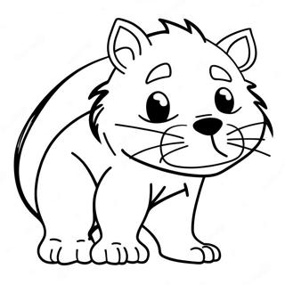 Tasmanian Devil Coloring Pages