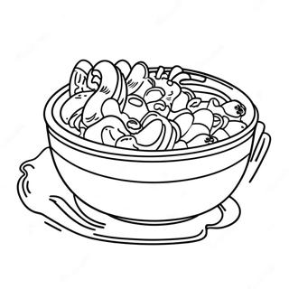 Chinese Food Coloring Pages