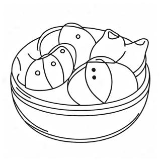 Chinese Food Coloring Pages