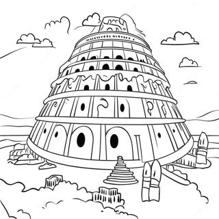 Tower Of Babel Coloring Page 46153-36478