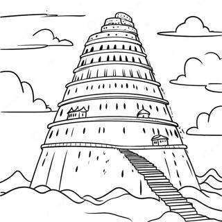 Tower Of Babel Coloring Page 46153-36480