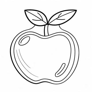 Apple Template Coloring Pages