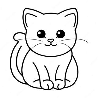 Marie The Kitten Coloring Page 4621-3679