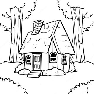 Little House In The Big Woods Coloring Page 46233-36546