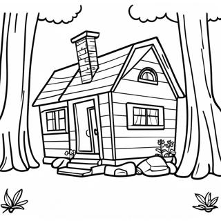 Little House In The Big Woods Coloring Page 46233-36547