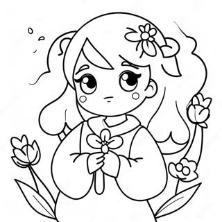 Anime Beauty Coloring Pages