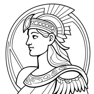 Athena Coloring Pages