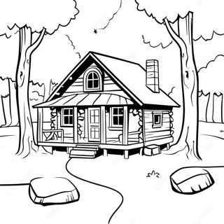 Cabin In The Woods Coloring Pages