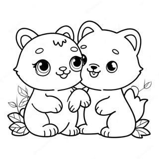 Adorable Baby Animal Friends Coloring Page 46404-36727