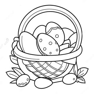 Easter Basket Coloring Pages