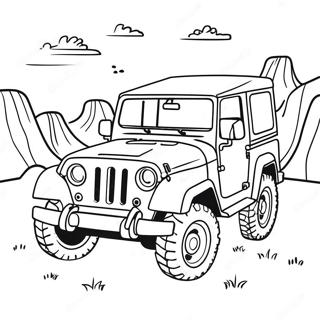 Jeep Adventure Coloring Page 46423-36690