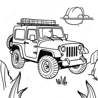 Jeep Adventure Coloring Page 46423-36691