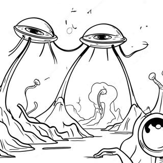 War Of The Worlds Coloring Pages