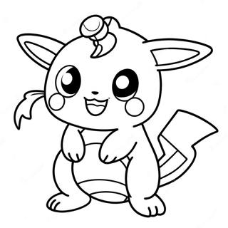 Pokemon Clipart Svart Och Vit Färgläggningssida 46493-36746