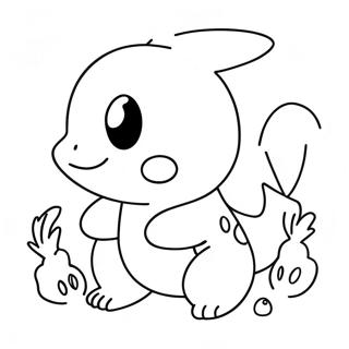 Cute Pokemon Characters Coloring Page 46494-36750