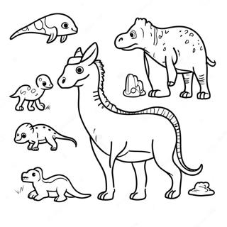 Extinct Animals Coloring Pages