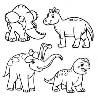 Extinct Animals Coloring Page 46533-36774