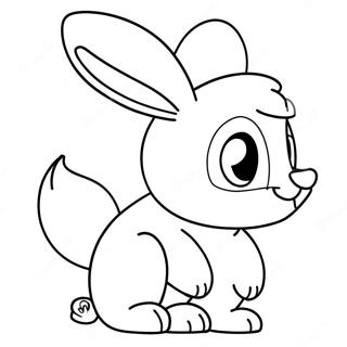 Cream The Rabbit Coloring Pages