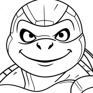 Ninja Turtles Face Coloring Page 46583-36824