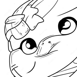 Cool Ninja Turtles Face Coloring Page 46584-36825