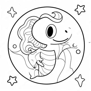 Colorful Neptune With Stars Coloring Page 46604-36838