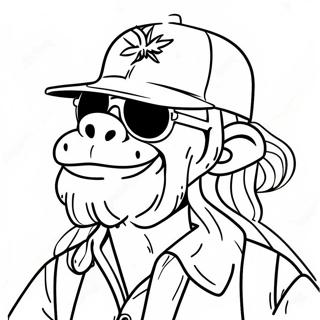 Stoner 420 Coloring Page 4660-3707