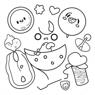 Kidcore Aesthetic Coloring Page 46613-36841