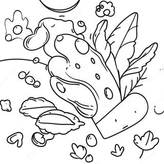 Chill Stoner Vibes Coloring Page 4661-3715