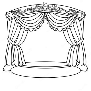 Talent Show Stage Coloring Page 46623-36865