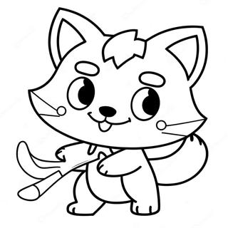 Aggretsuko Coloring Page 46653-36878