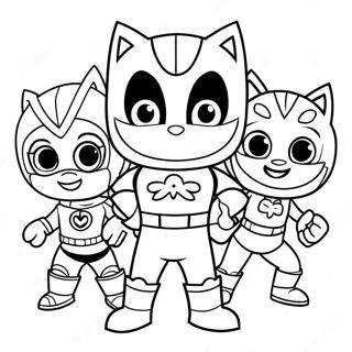 Pj Masks Cadılar Bayramı Boyama Sayfası 46693-36902