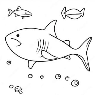 Bull Shark Coloring Pages