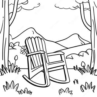 Relaxing Nature Scene Coloring Page 4671-3729